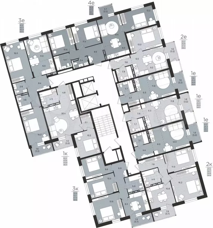Квартира-студия, 28 м, 3/8 эт. - Фото 1