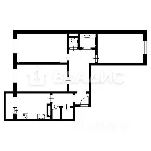 3-к кв. Москва Волгоградский просп., 94к1 (93.0 м) - Фото 2