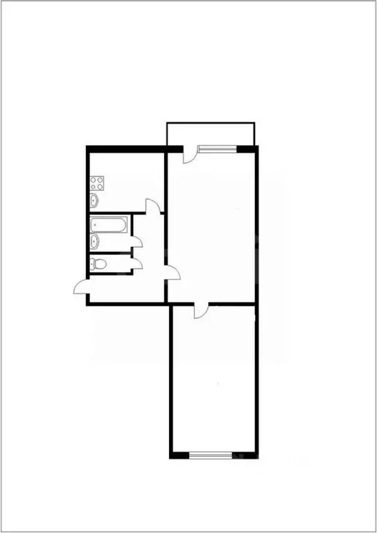 2-к кв. Кемеровская область, Междуреченск ул. Пушкина, 21 (44.1 м) - Фото 2