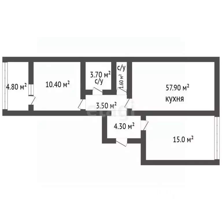2-к кв. Воронежская область, Воронеж просп. Труда, 93к4 (57.0 м) - Фото 1