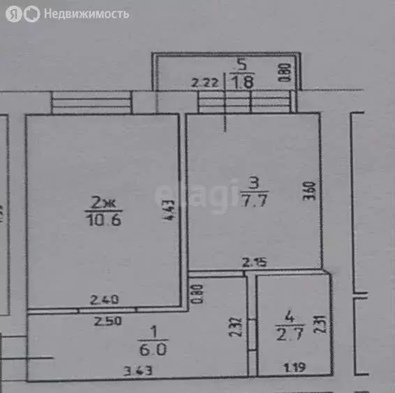 1-комнатная квартира: Пионерский, Калининградское шоссе, 17А (27 м) - Фото 0