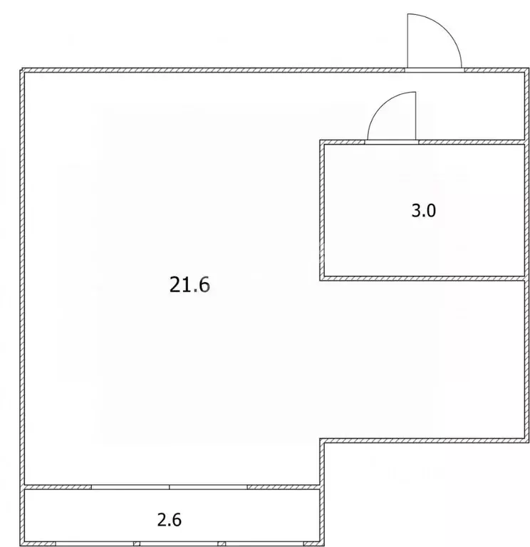 Студия Томская область, Томск тракт Иркутский, 204Г (24.6 м) - Фото 2