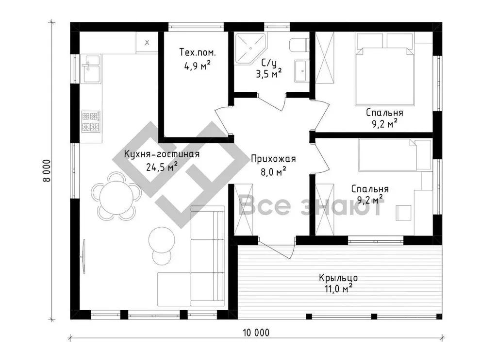 Дом в Челябинская область, Челябинск Смолино кп, ул. Согра (70 м) - Фото 1