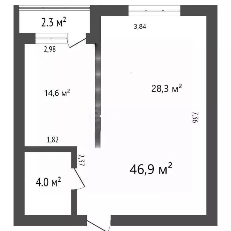 Студия Ульяновская область, Ульяновск просп. Нариманова, 132к2 (46.9 ... - Фото 2