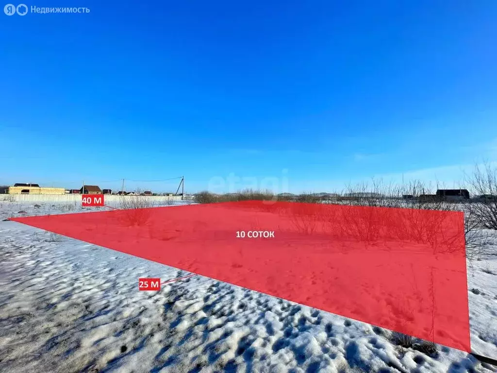 Участок в муниципальный округ Омский район, село Ребровка (10 м) - Фото 1