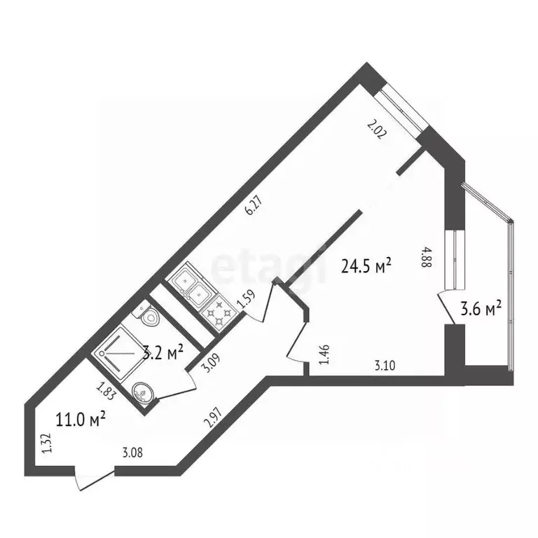 1-к кв. Санкт-Петербург Ленинский просп., 82к1 (38.6 м) - Фото 1