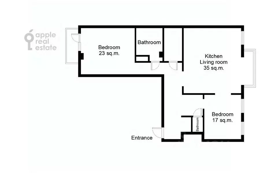 3-к кв. Москва Фурманный пер., 8С2 (98.0 м) - Фото 1