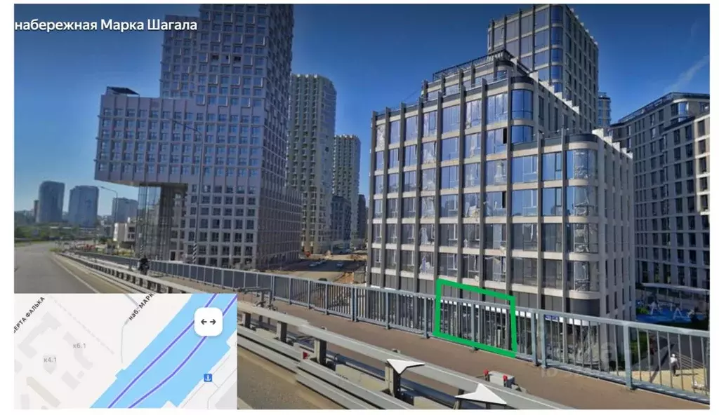 Помещение свободного назначения в Москва наб. Марка Шагала, 15к1 (111 ... - Фото 1