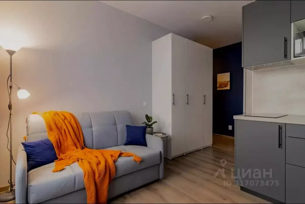Студия Санкт-Петербург остров Канонерский, 17 (21.0 м) - Фото 1