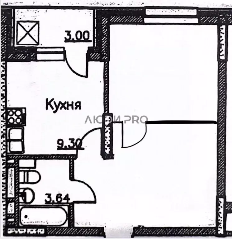 1-к кв. Башкортостан, Уфа Новороссийская ул., 1 (37.0 м) - Фото 1