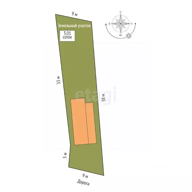 Дом в Крым, Феодосия муниципальный округ, с. Солнечное ул. Виноградная ... - Фото 2