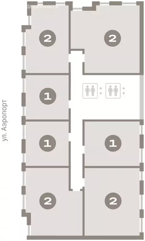 2-комнатная квартира: Новосибирск, улица Аэропорт (87.2 м) - Фото 1