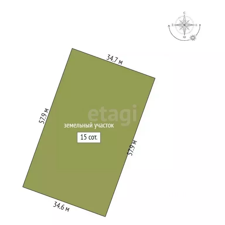 Участок в Тюменская область, Тюменский муниципальный округ, д. ... - Фото 1