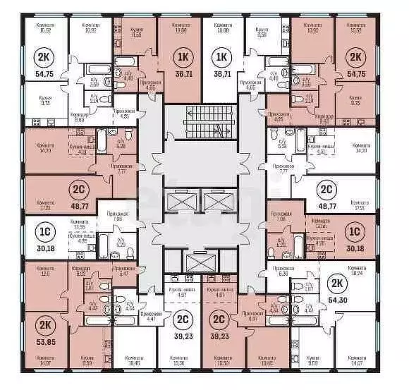 2-к кв. Алтайский край, Барнаул городской округ, Южный рп тракт Южный, ... - Фото 2