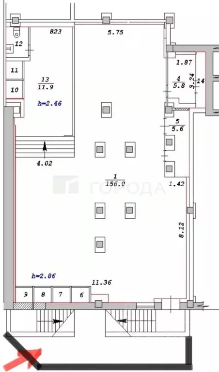 Помещение свободного назначения в Новосибирская область, Новосибирск ... - Фото 1