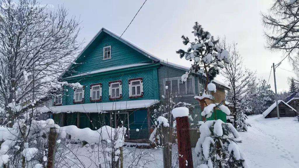 Дом в Новгородская область, Крестецкий муниципальный округ, деревня ... - Фото 0