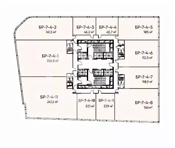 Помещение свободного назначения в Москва Холодильный пер., 3к1 (227 м) - Фото 2