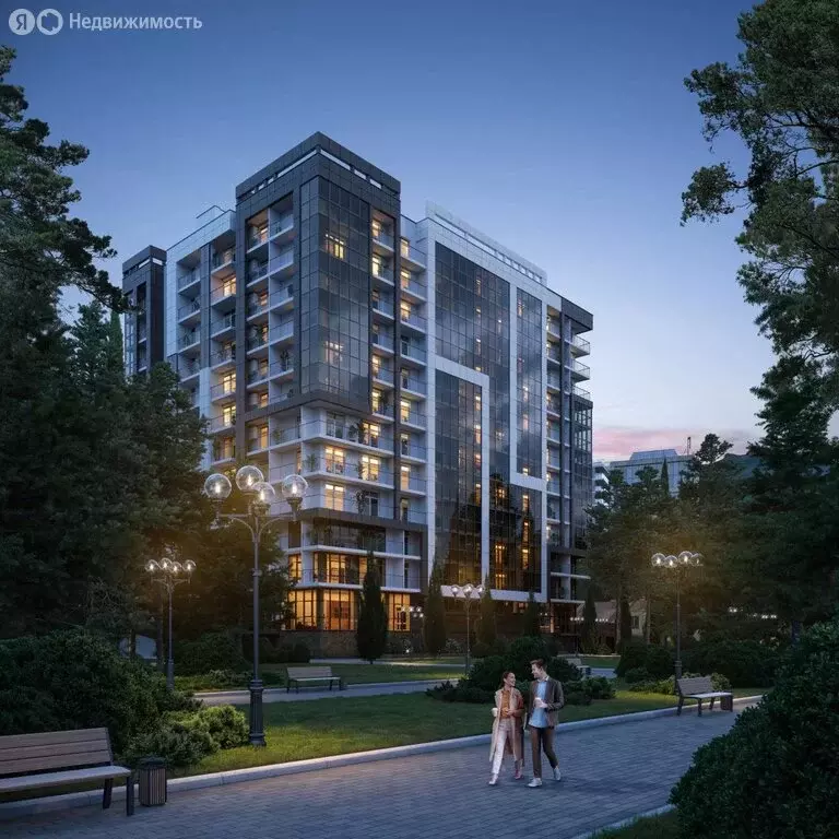 1-комнатная квартира: Алушта, Парковая улица, 7 (62.2 м) - Фото 2