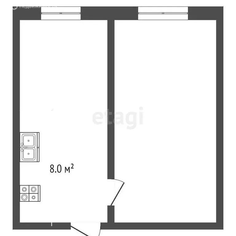1-комнатная квартира: Тамбов, Носовская улица, 14 (16.4 м) - Фото 0