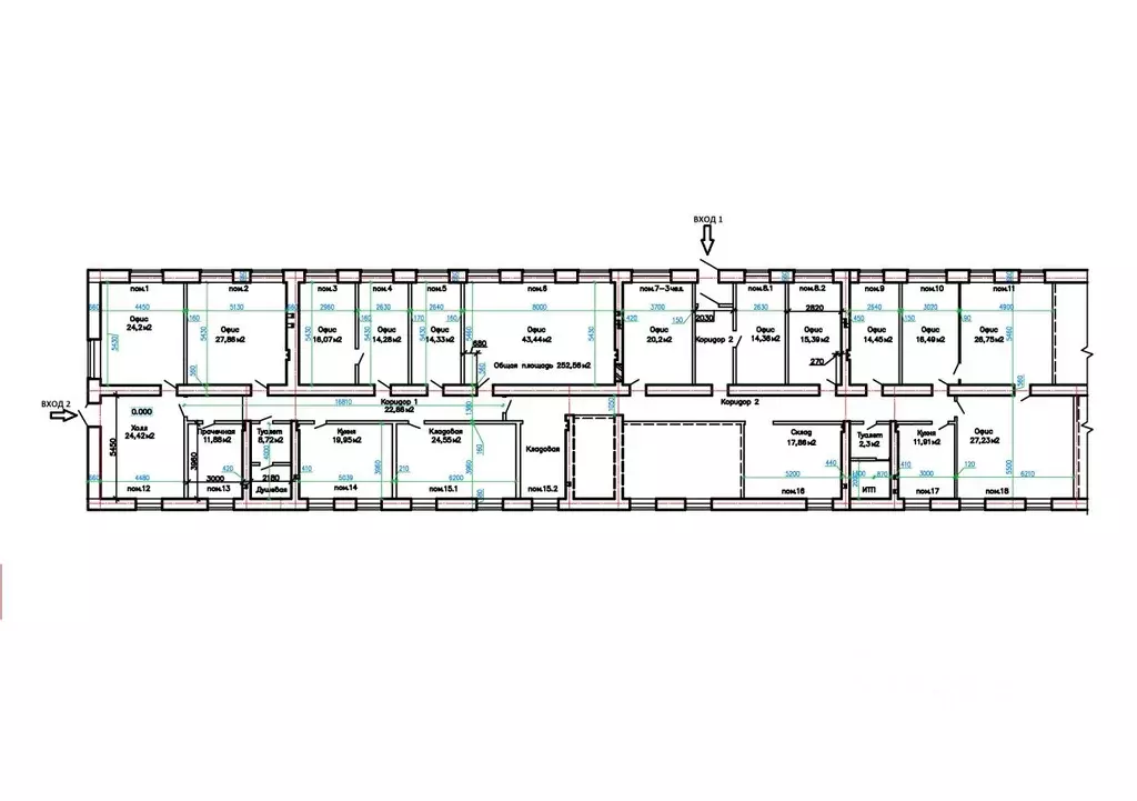 Офис в Пермский край, Пермь ул. Николая Островского, 109 (476 м) - Фото 1