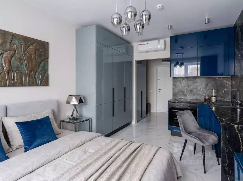 Студия Санкт-Петербург ул. Шамшева, 2 (18.0 м) - Фото 1