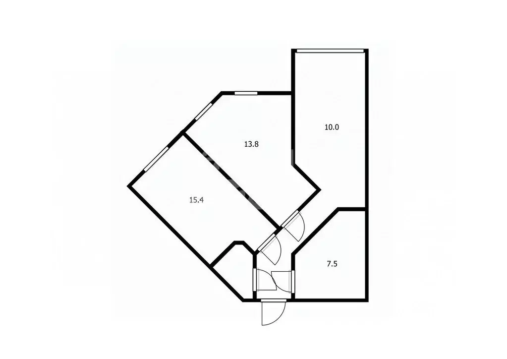 2-к кв. Кировская область, Киров ул. Ленина, 198к2 (53.3 м) - Фото 1