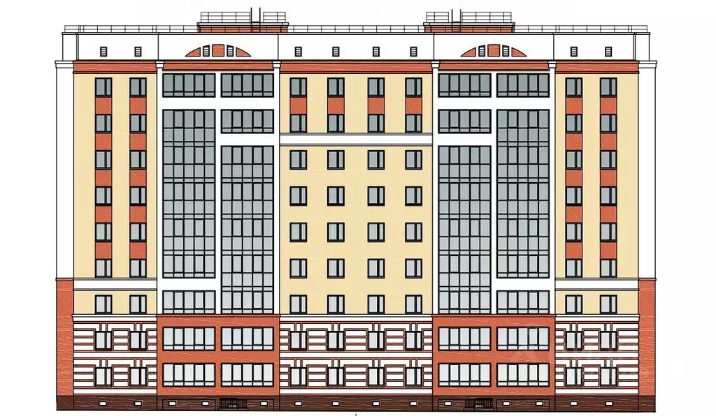 3-к кв. Омская область, Омск ул. А.Н. Кабанова, 2 (71.45 м) - Фото 0