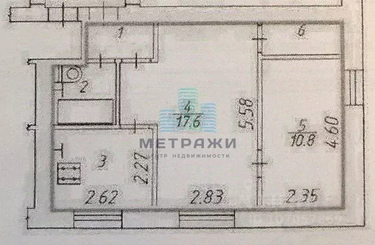 2-к кв. Калужская область, Калуга ул. Маршала Жукова, 43 (41.3 м) - Фото 2