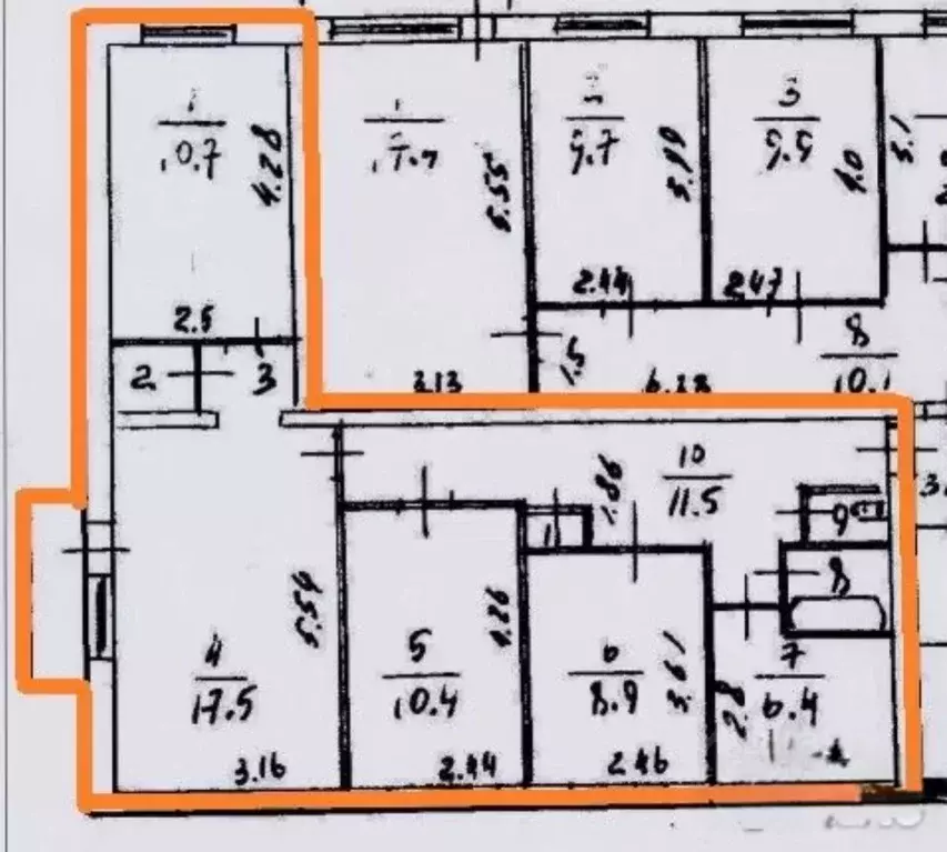4-к кв. Ленинградская область, Тосно г. Тосненский район, Тосненское ... - Фото 2