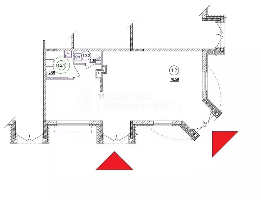 Торговая площадь в Новгородская область, Великий Новгород Речная ул., ... - Фото 2