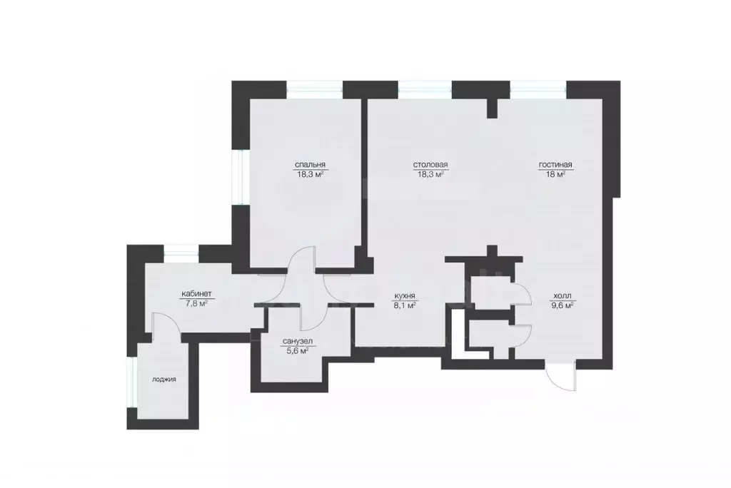 3-к кв. Москва Котельническая наб., 1/15кБ (94.0 м) - Фото 1