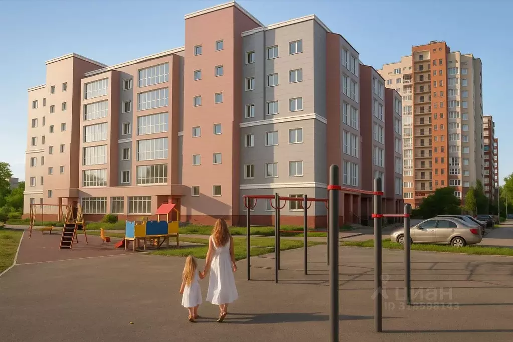 1-к кв. Омская область, Омск Октябрьская ул., 87 (53.3 м) - Фото 2