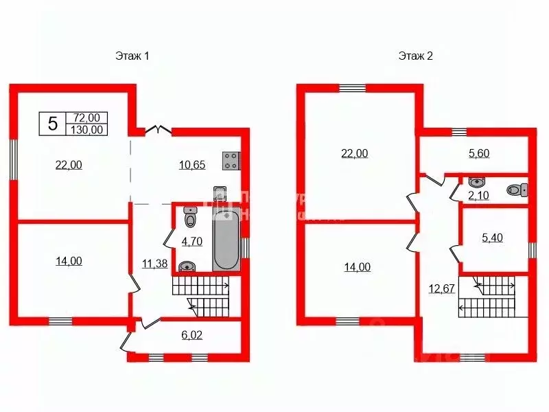 Дом в Ленинградская область, Ломоносовский район, Ропшинское с/пос, ... - Фото 2