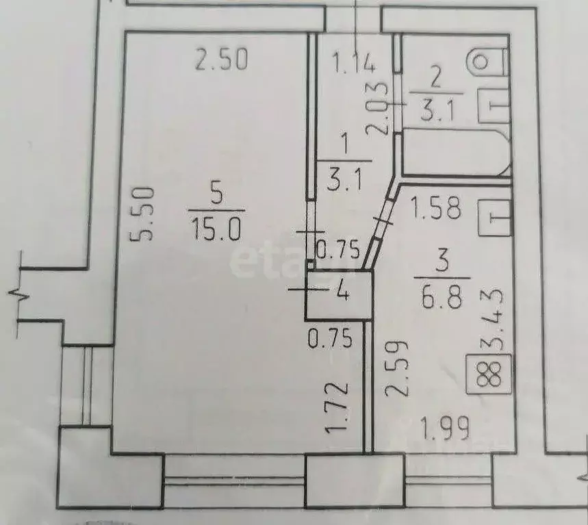 1-к кв. Удмуртия, Ижевск ул. 9 Января, 259 (28.5 м) - Фото 1