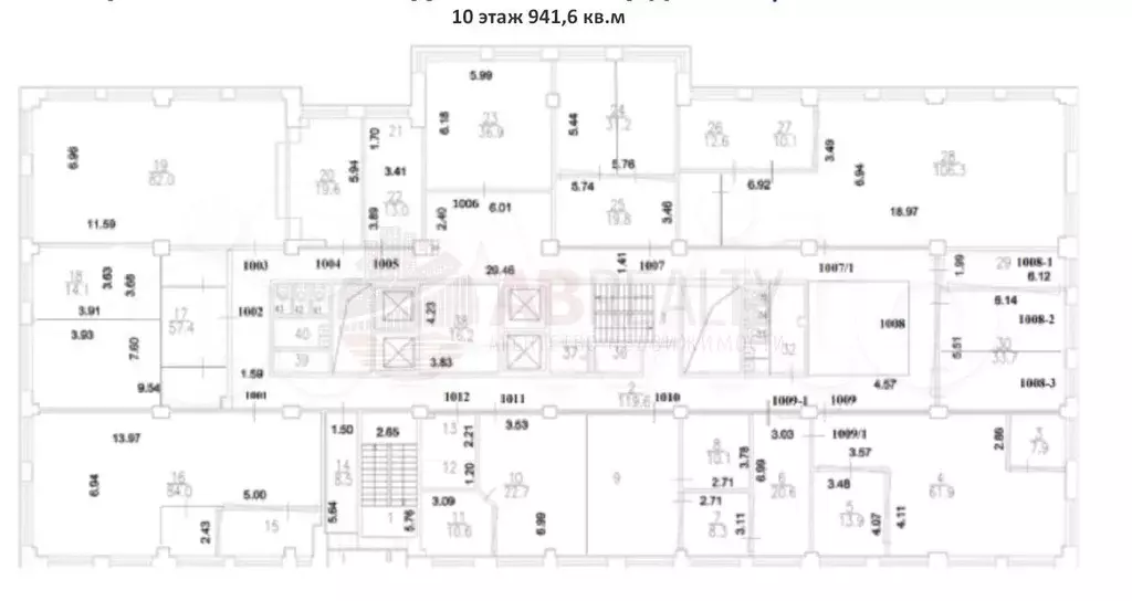 Офис- этаж 941.6 м в Крылатском Все включено - Фото 0