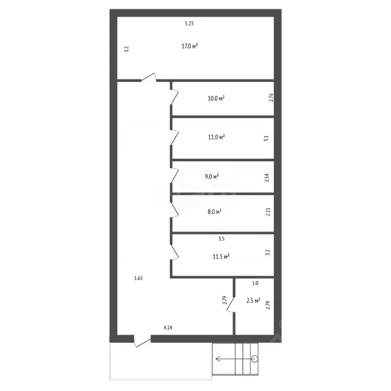 Офис в Костромская область, Кострома ул. Ленина, 20 (113 м) - Фото 2