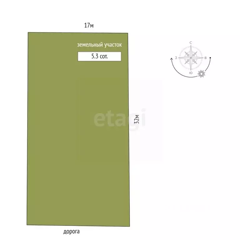 Участок в Ростовская область, Мясниковский район, с. Чалтырь  (5.3 ... - Фото 2