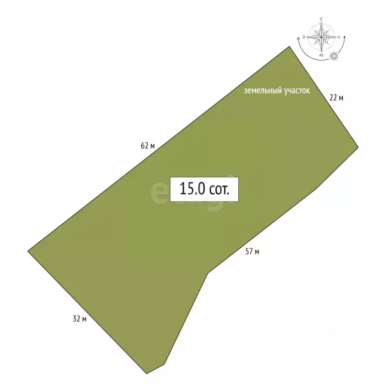 Участок в Алтай, Шебалинский район, с. Черга Октябрьская ул. (15.0 ... - Фото 2