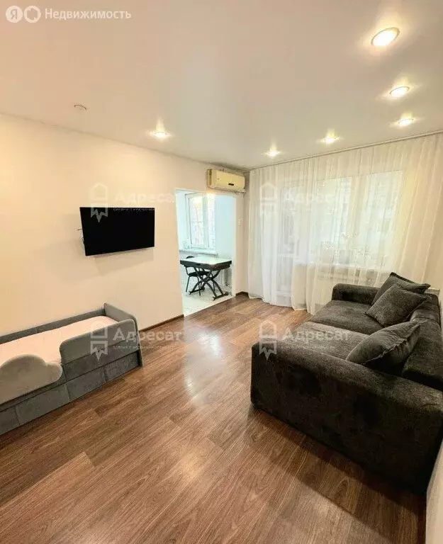 2-комнатная квартира: Волгоград, улица Елисеева, 8 (44.3 м) - Фото 1