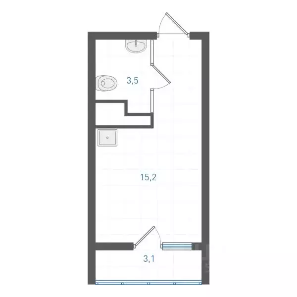 Студия Свердловская область, Екатеринбург ул. Академика Вонсовского, ... - Фото 1
