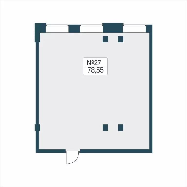 Помещение свободного назначения (78.55 м) - Фото 2