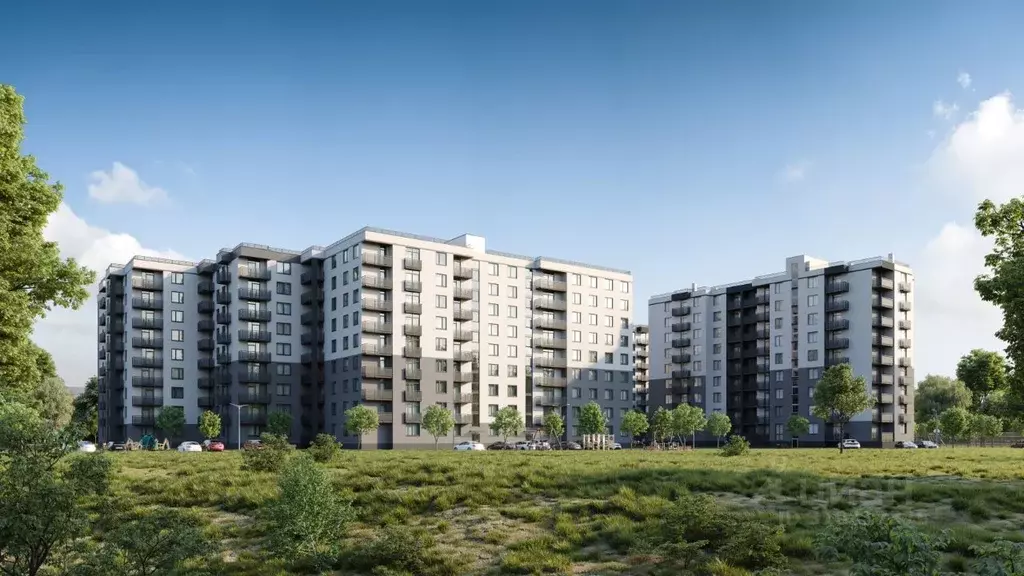 2-к кв. Калининградская область, Гурьевский муниципальный округ, пос. ... - Фото 2