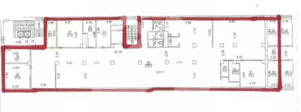 Помещение свободного назначения в Москва Чапаевский пер., 14 (613 м) - Фото 2
