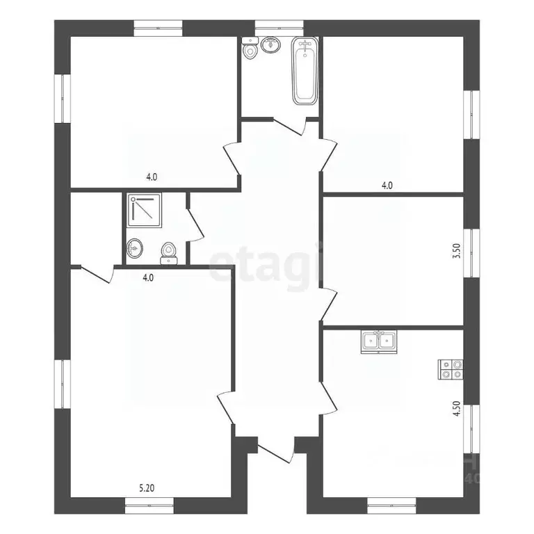 Дом в Тюменская область, Тюмень Трудовик ТСН, ул. Березовая (110 м) - Фото 2