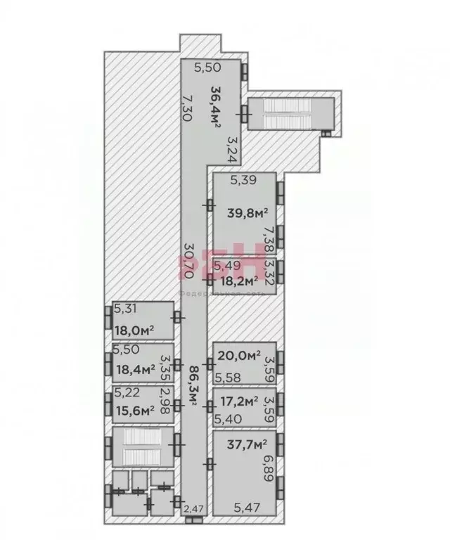 Офис в Тюменская область, Тюмень ул. Республики, 211А (38 м) - Фото 1