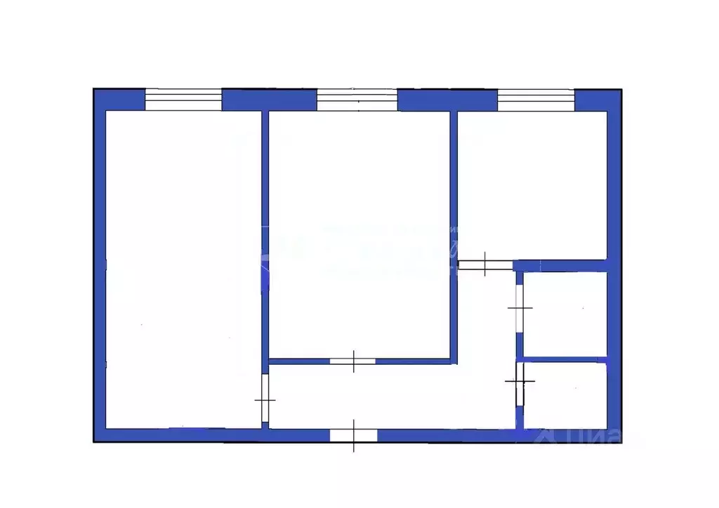 2-к кв. Кемеровская область, Кемерово Советский просп., 34 (47.7 м) - Фото 2