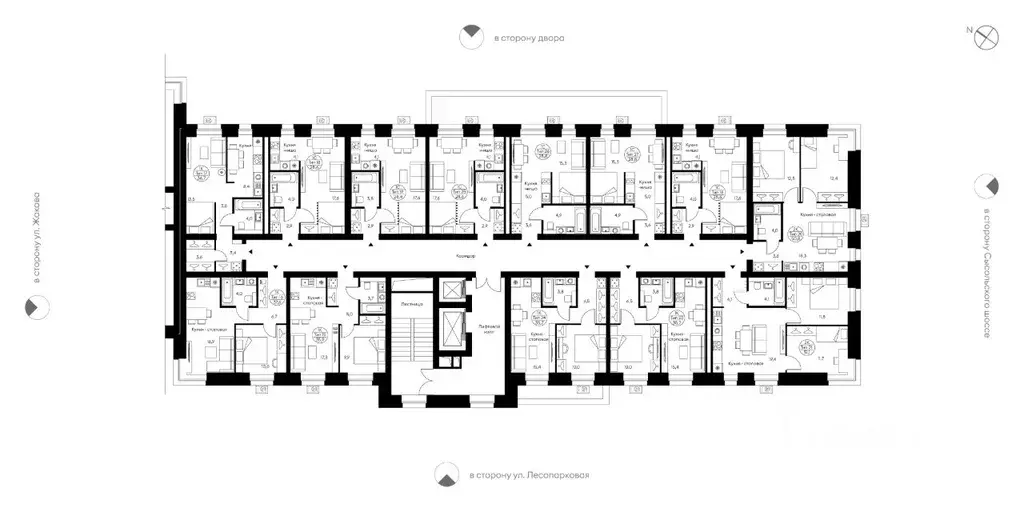 1-к кв. Коми, Сыктывкар Давпон мест., Бьярма жилой комплекс (35.9 м) - Фото 2