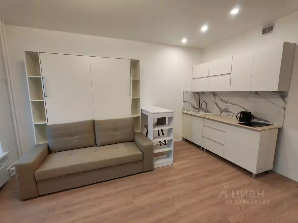 Студия Московская область, Одинцово ул. Березовая, 5к2 (25.0 м) - Фото 1