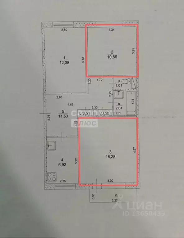 Комната Ульяновская область, Ульяновск ул. 40-летия Победы, 5 (29.0 м) - Фото 2