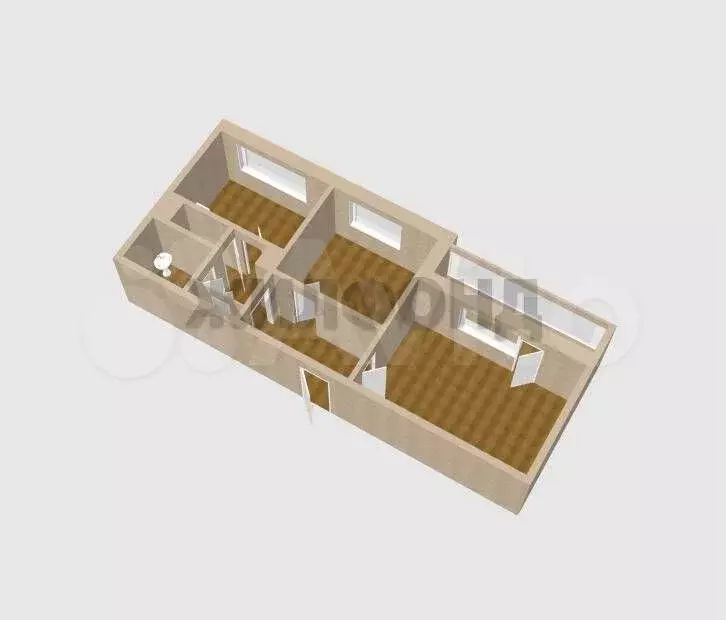 2-к. квартира, 51,5 м, 8/9 эт. - Фото 1